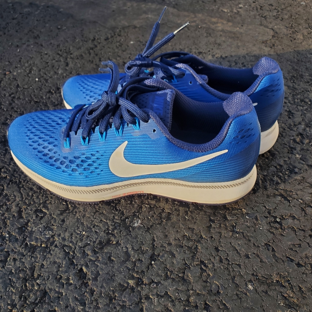 Men's Nike Air Zoom Pegasus 34 - Blue & White
